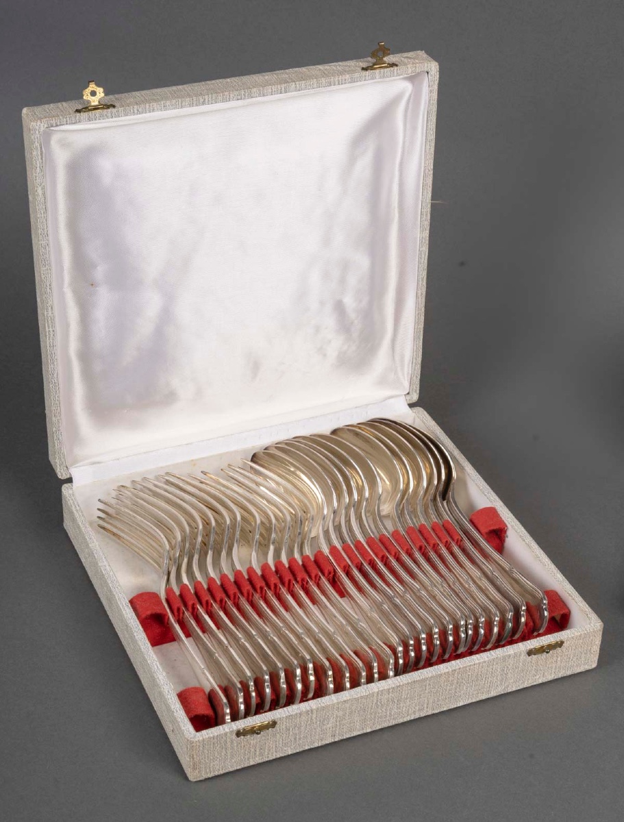 Ercuis Silver-plated Metal Cutlery Set-photo-4