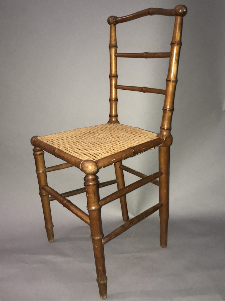 Pair Of Caned Chairs-photo-3