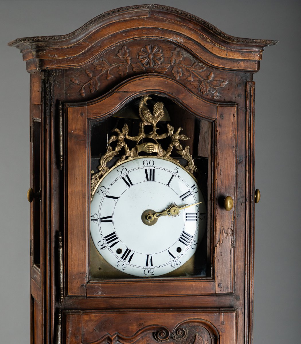 18th Century Parquet Clock-photo-2