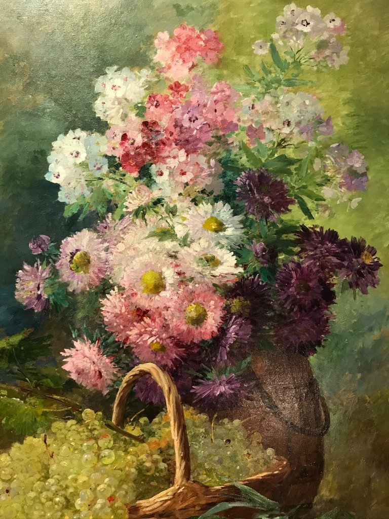Important Oil On Canvas By Furcy De Lavault-photo-3