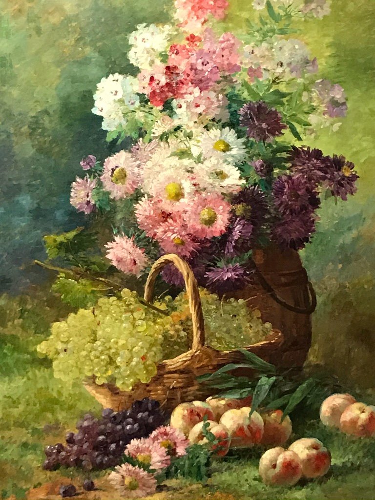 Important Oil On Canvas By Furcy De Lavault