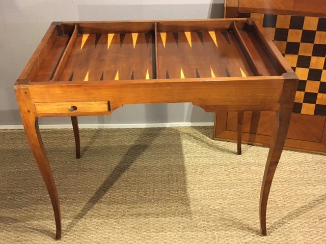 Table Tric Trac XIXe-photo-3
