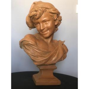 Patinated Terracotta Bust