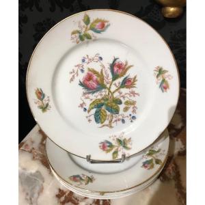 Assiettes En Porcelaine De Paris XIX Eme