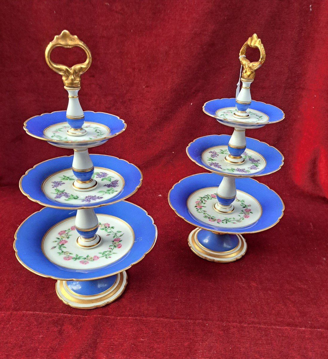 Pair Of Paris Porcelain Servants