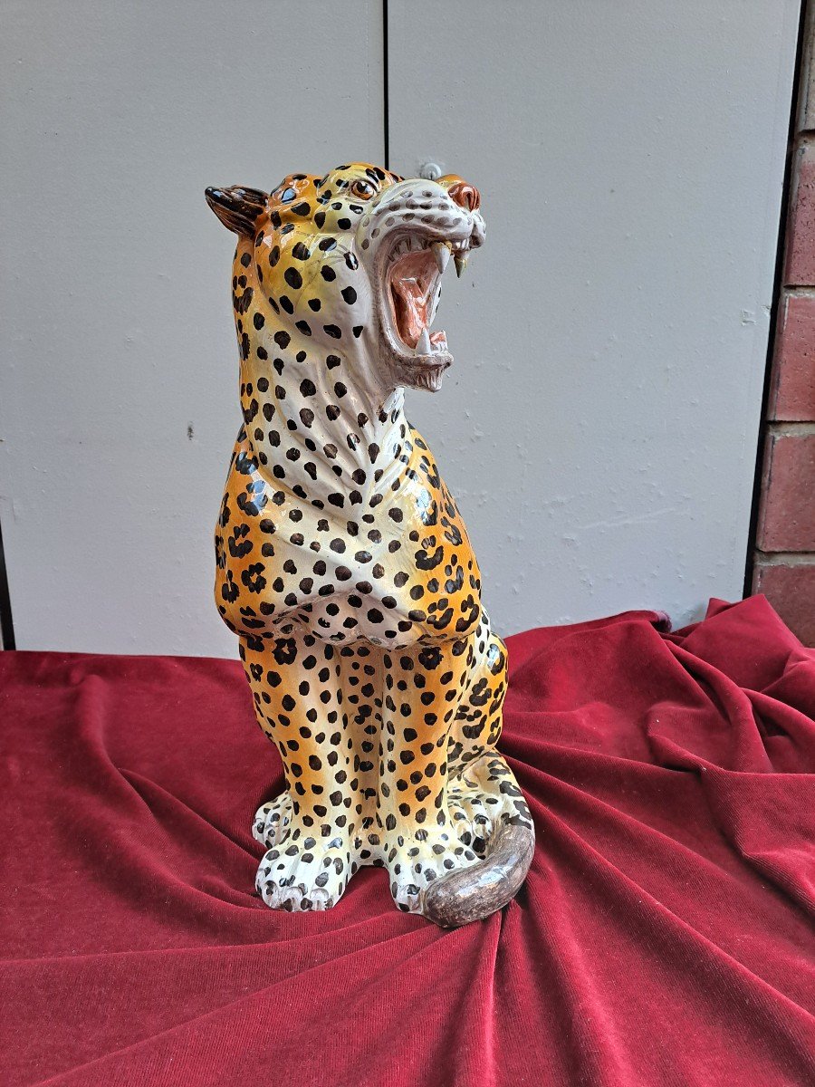 Italian Terracotta Panther-photo-3