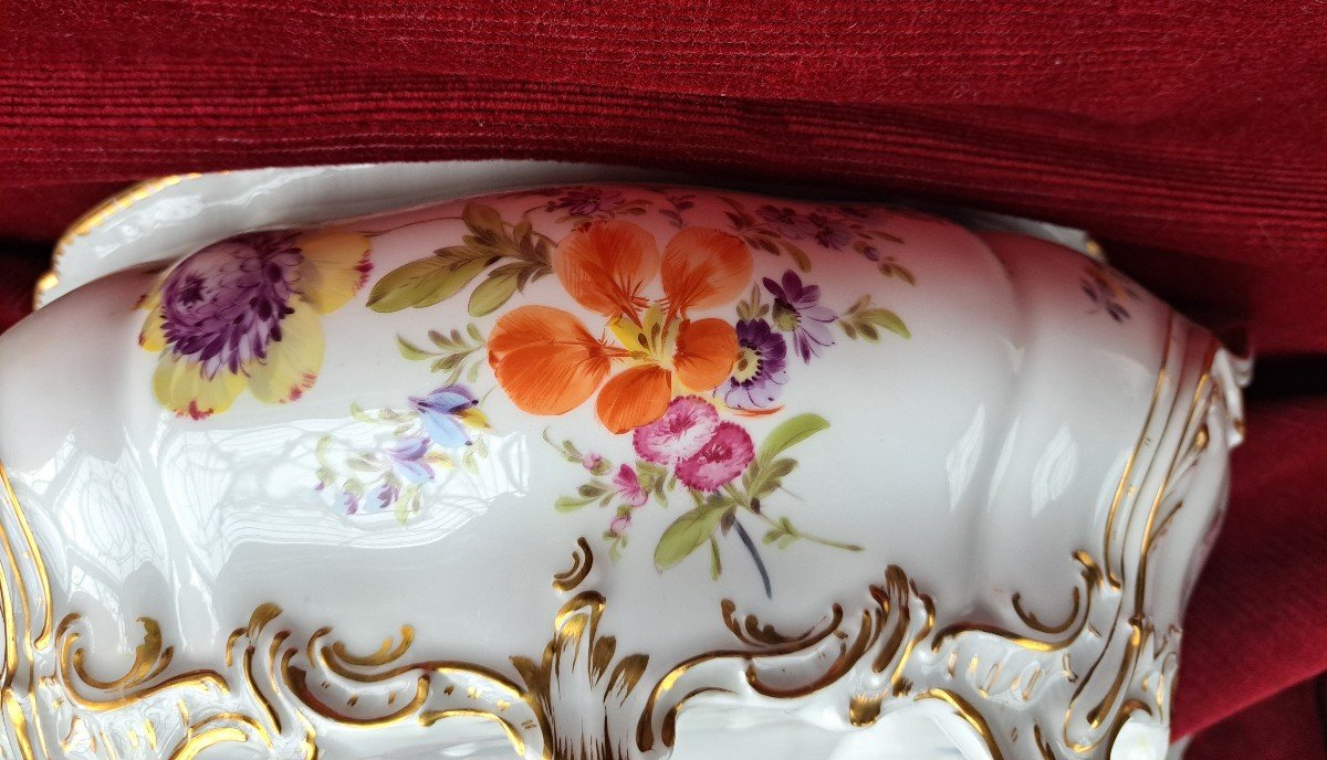 Nymphenburg Porcelain Soup Tureen-photo-6