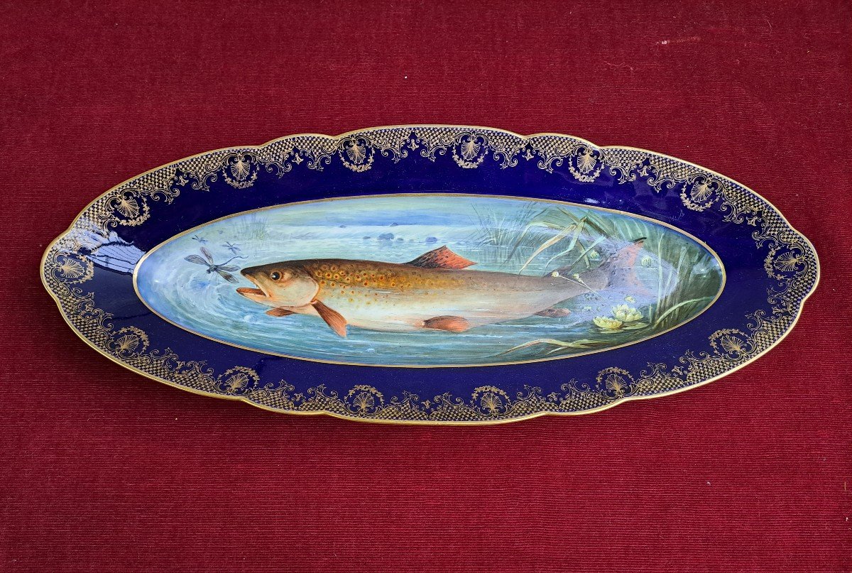 Limoges Fish Dish