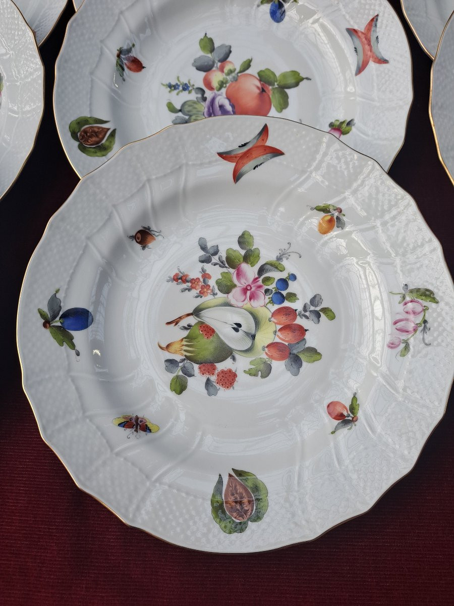 16 assiettes, porcelaine Herend Hungary-photo-5