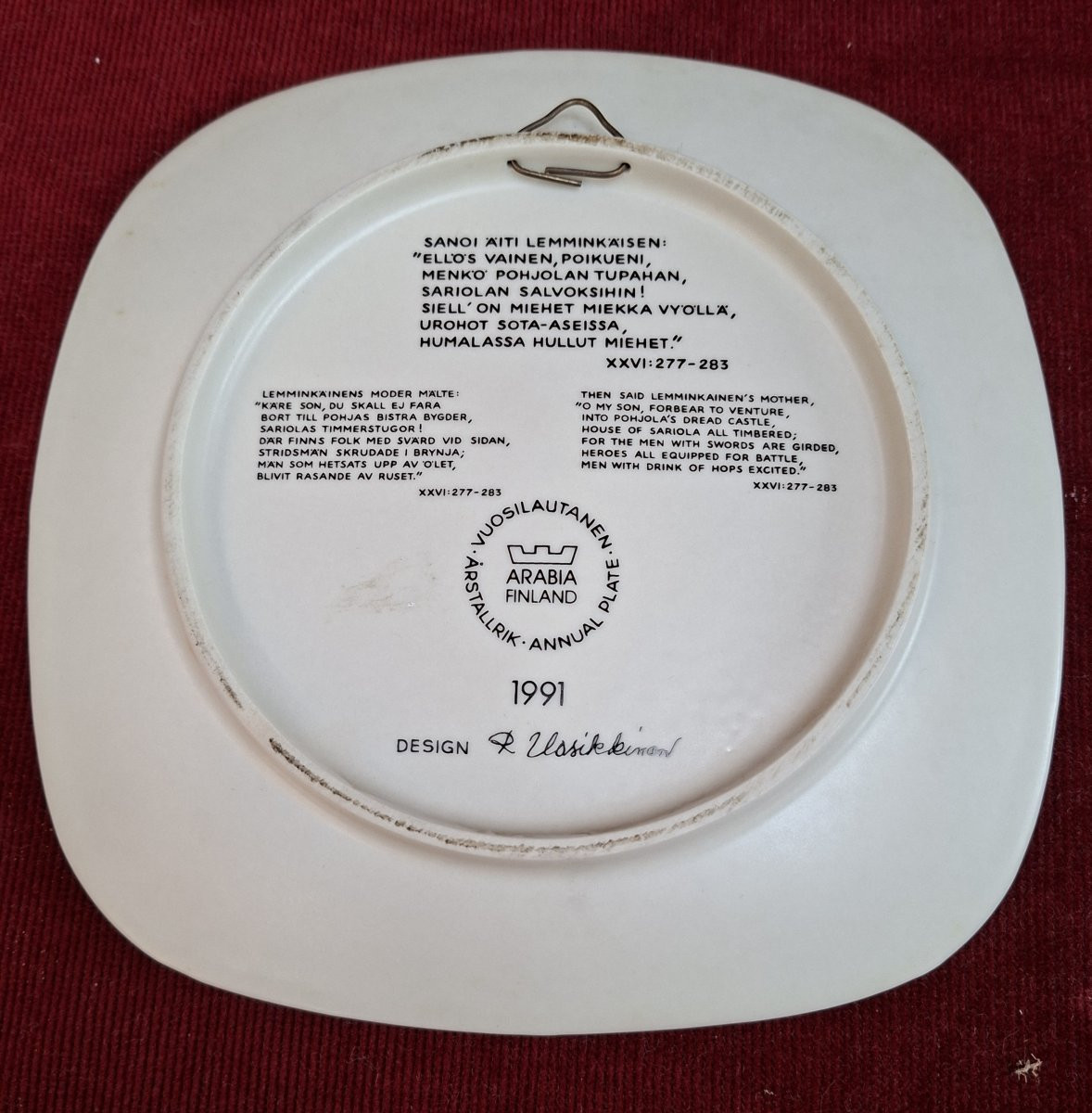 5 Arabia Plates From Finland-photo-2