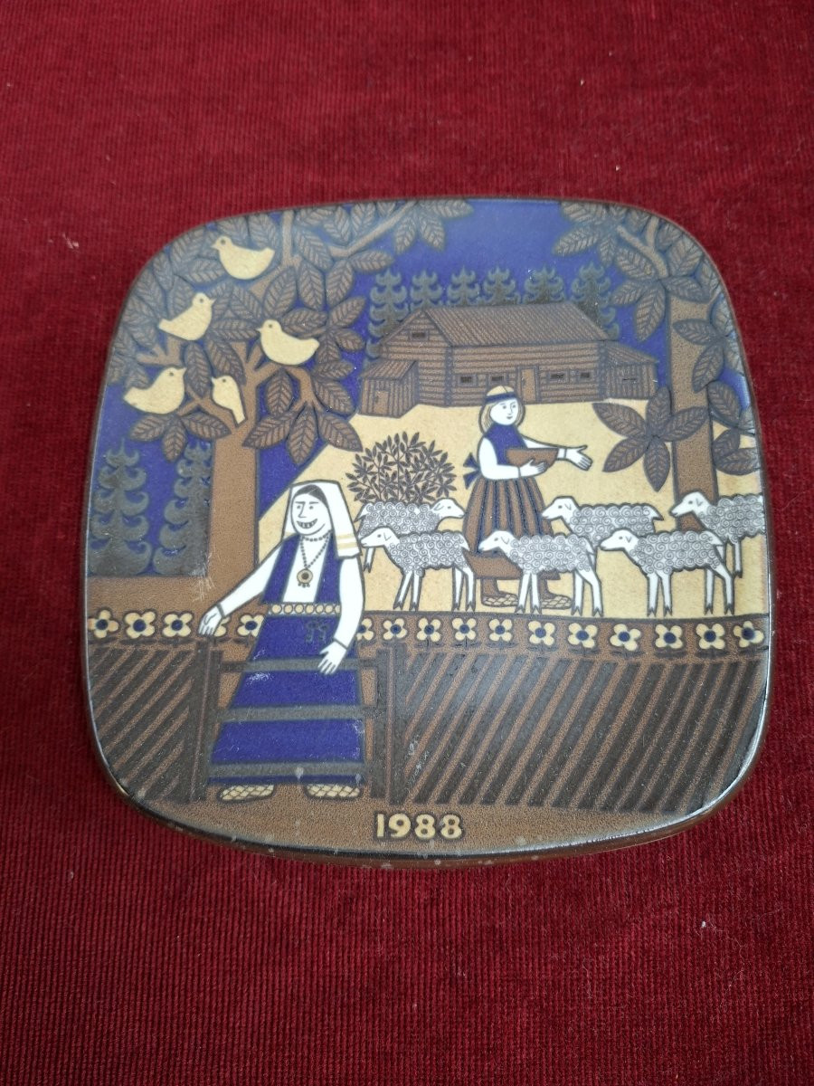5 Arabia Plates From Finland-photo-3