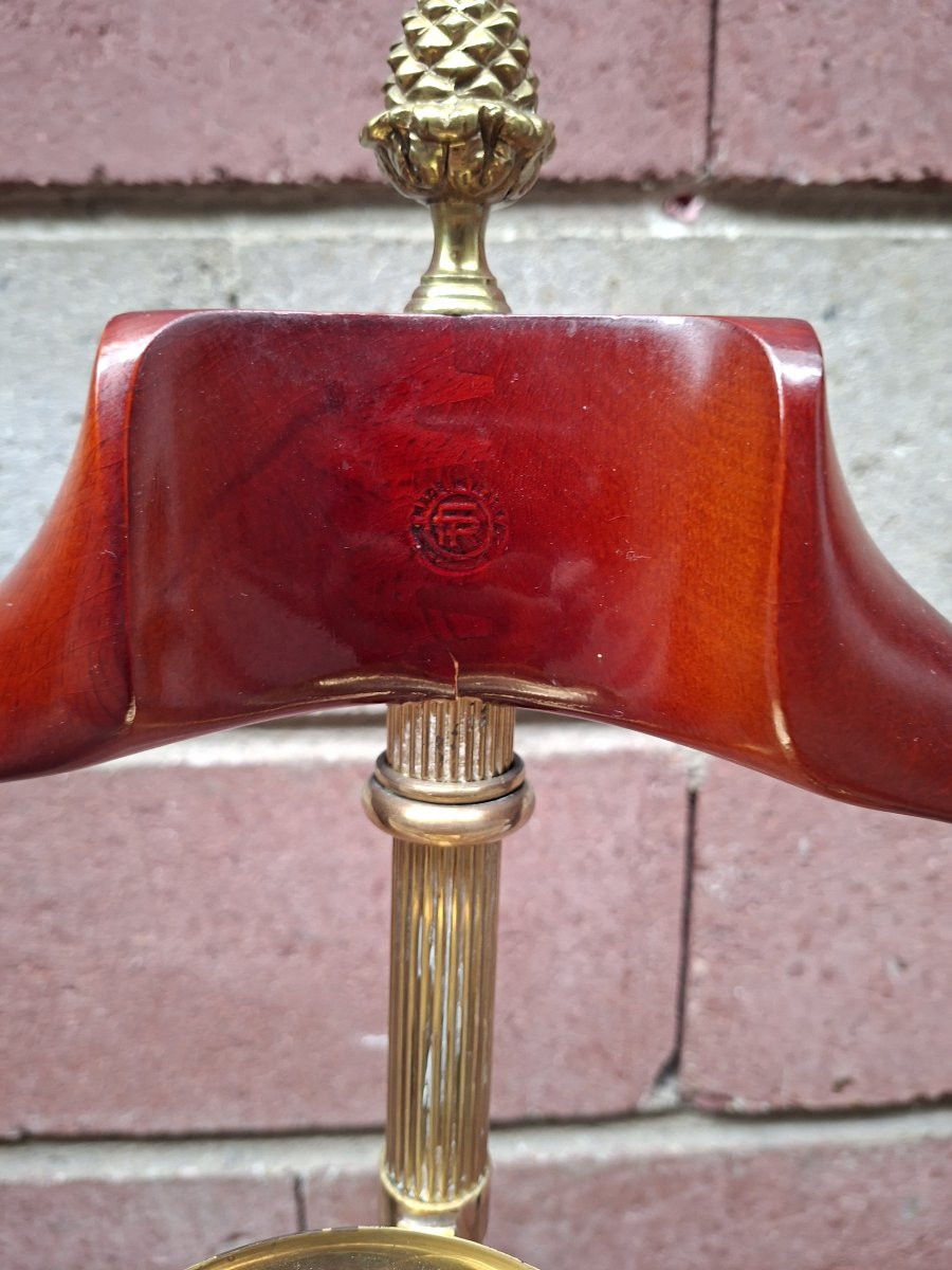 Gilded Brass Valet Stand -photo-3