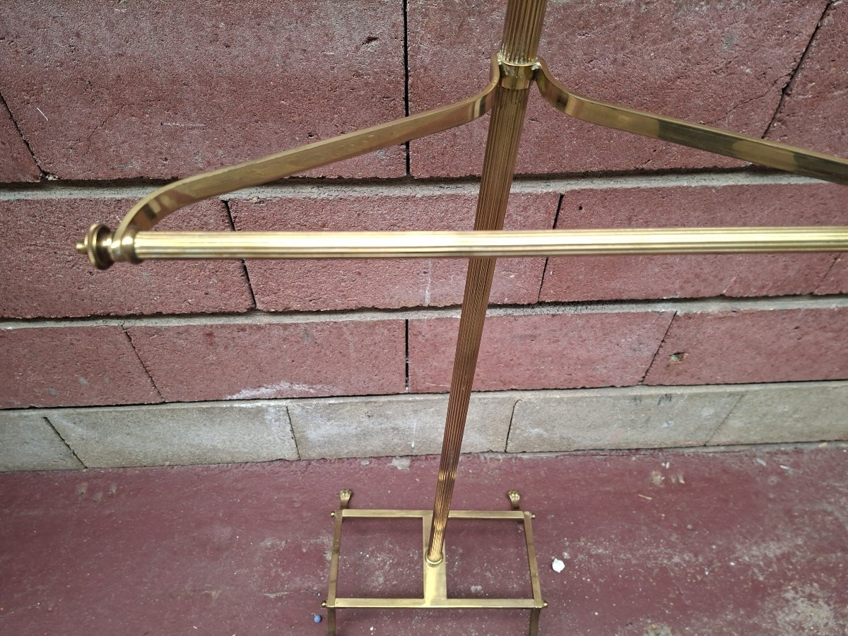 Gilded Brass Valet Stand -photo-1