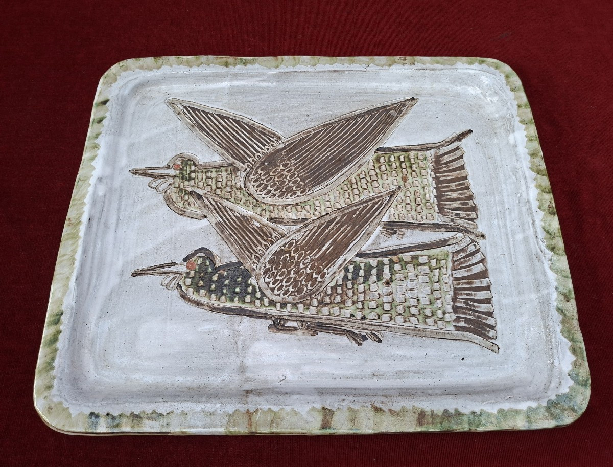 Grand plat Albert Thiry