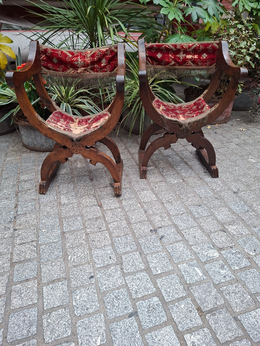 Pairede fauteuils époque 17 em-photo-1