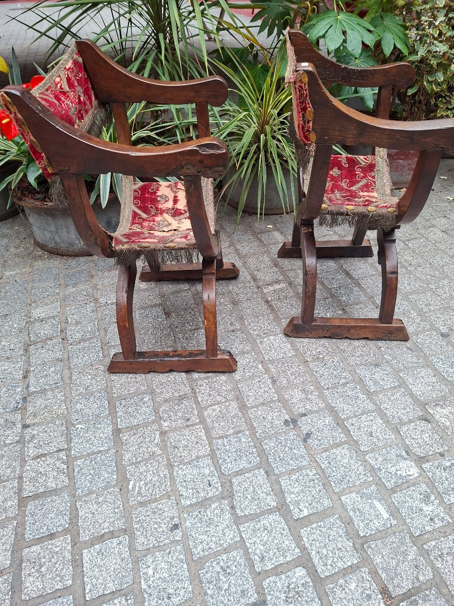 Pairede fauteuils époque 17 em-photo-3