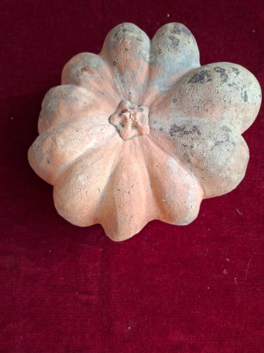 Citrouille en terre cuite -photo-2