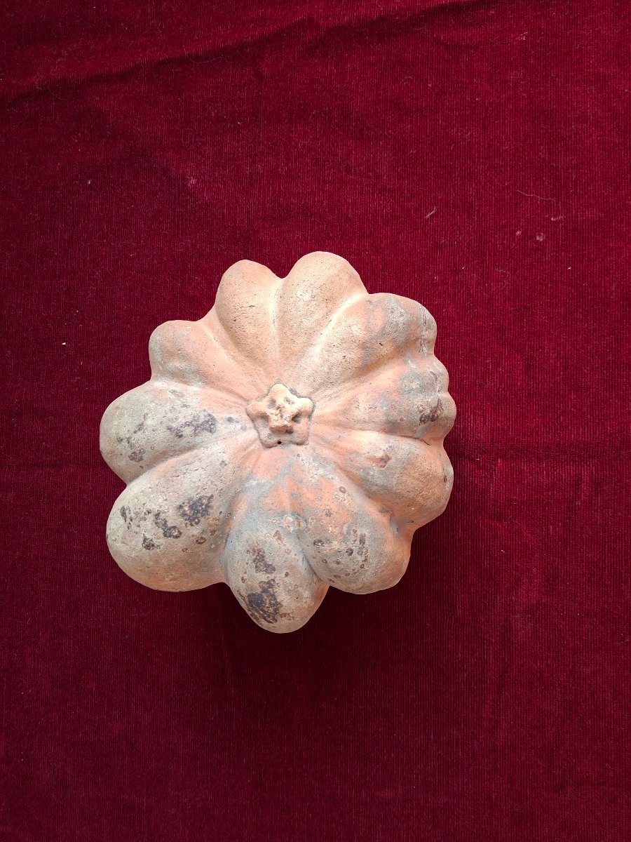 Citrouille en terre cuite -photo-3