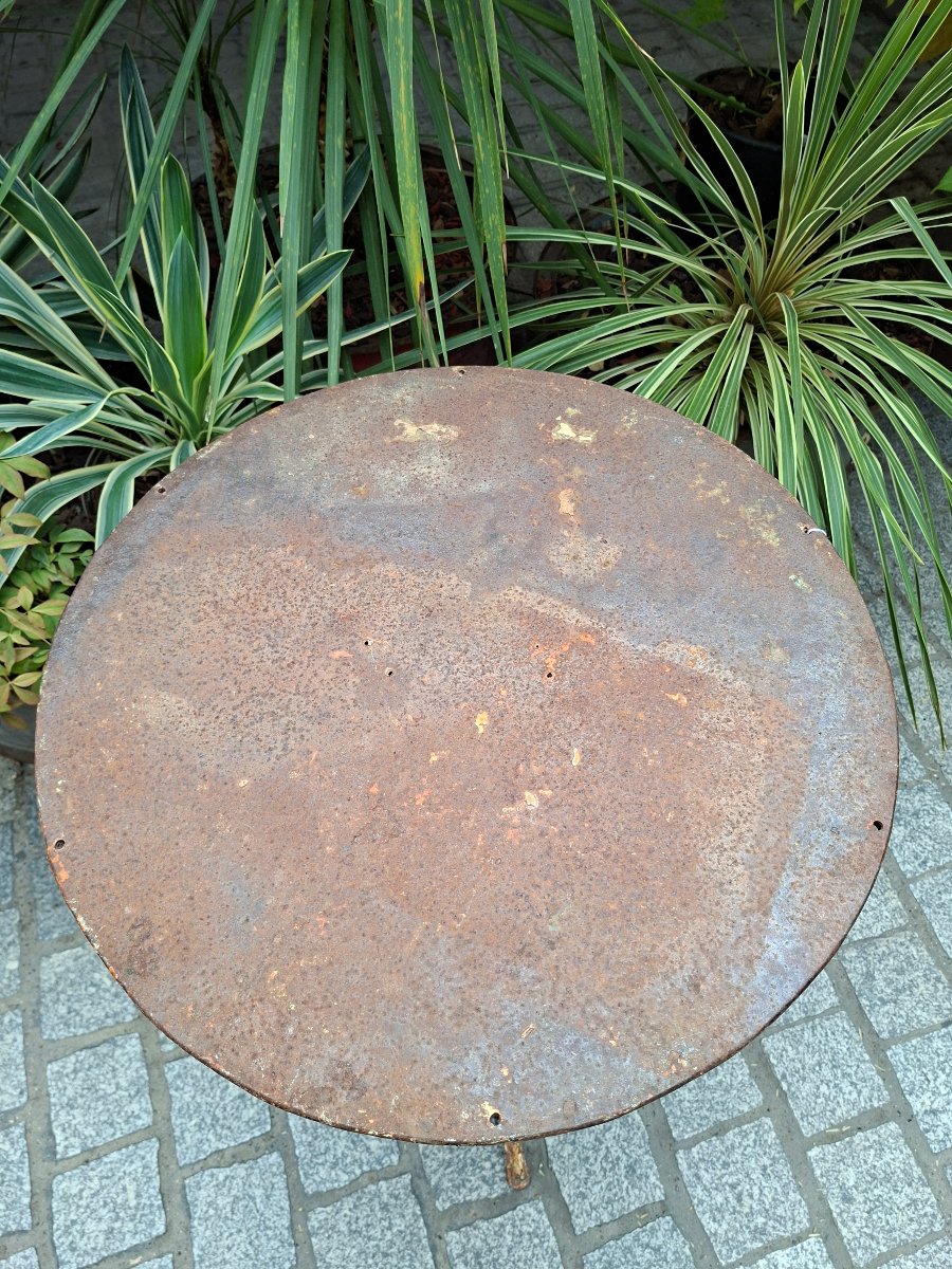 Petite table ronde  de jardin -photo-2
