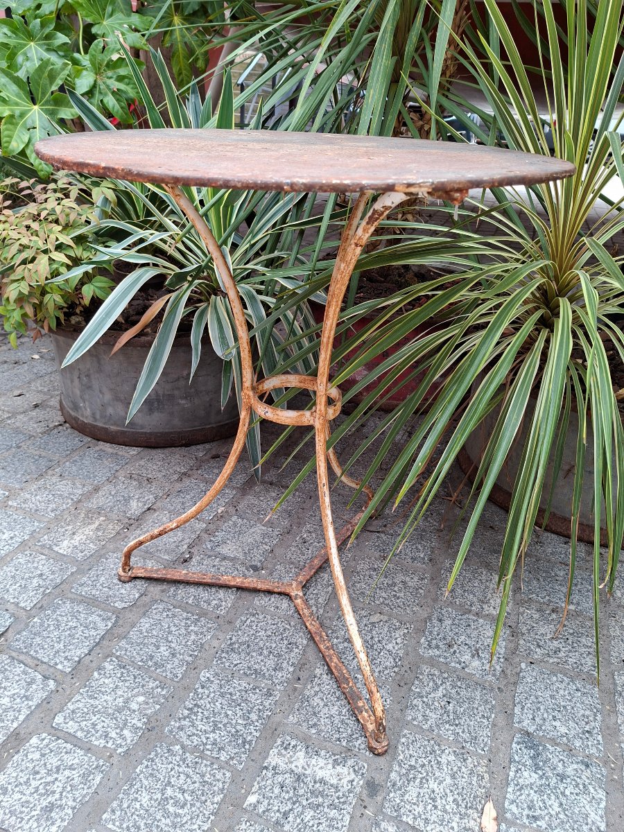 Petite table ronde  de jardin -photo-3