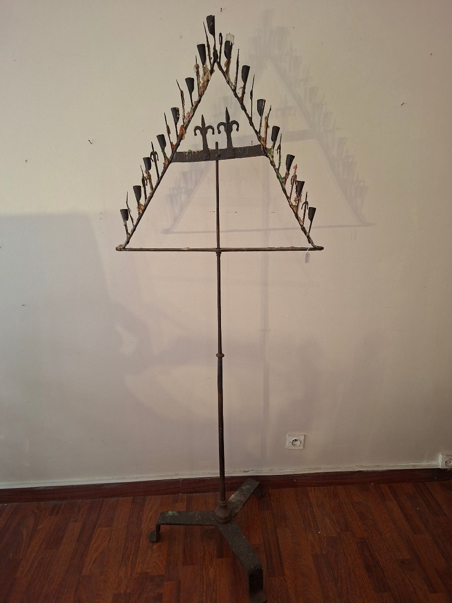 Wrought-iron Candlesticks-photo-2