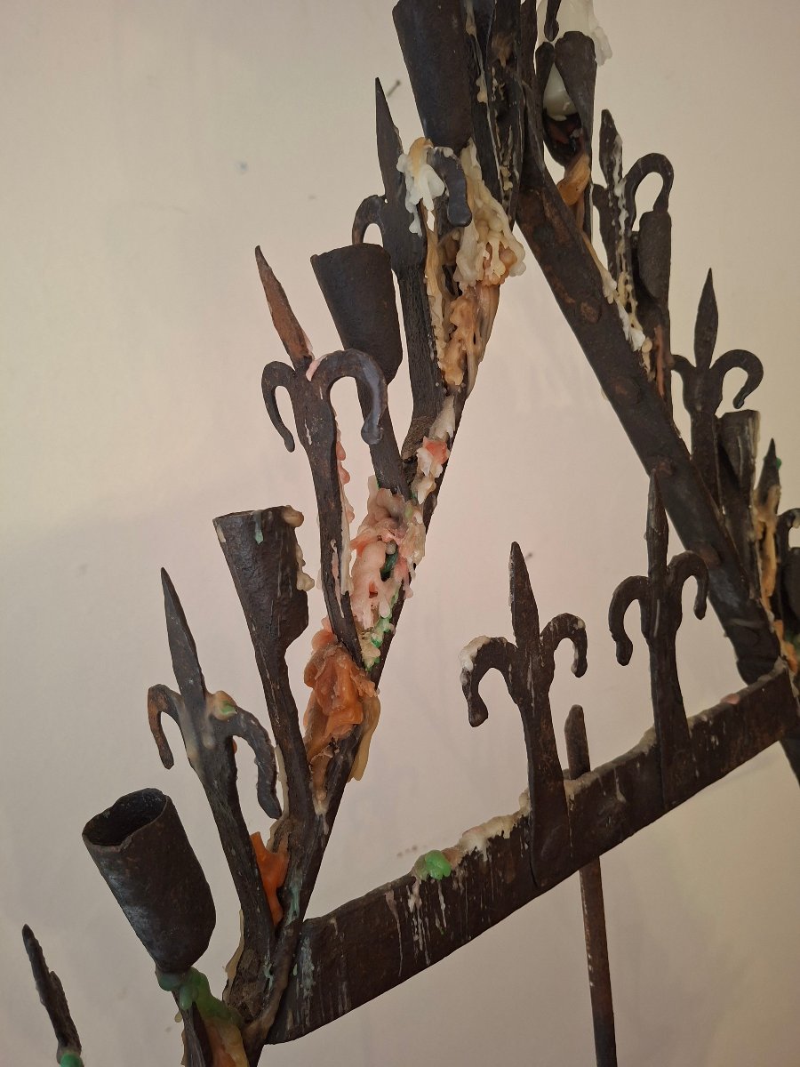 Wrought-iron Candlesticks-photo-3