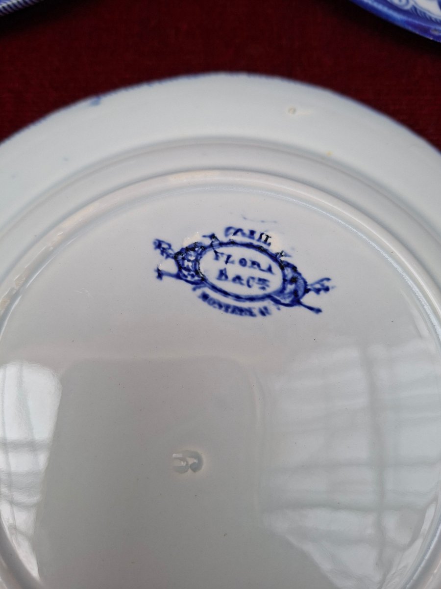12 Dessert Plates From The Flora Collection-photo-1