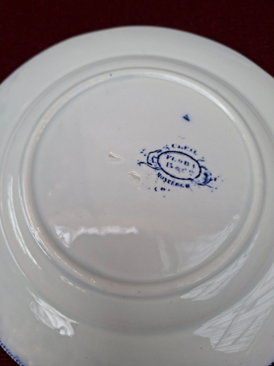 12 Dessert Plates From The Flora Collection-photo-2