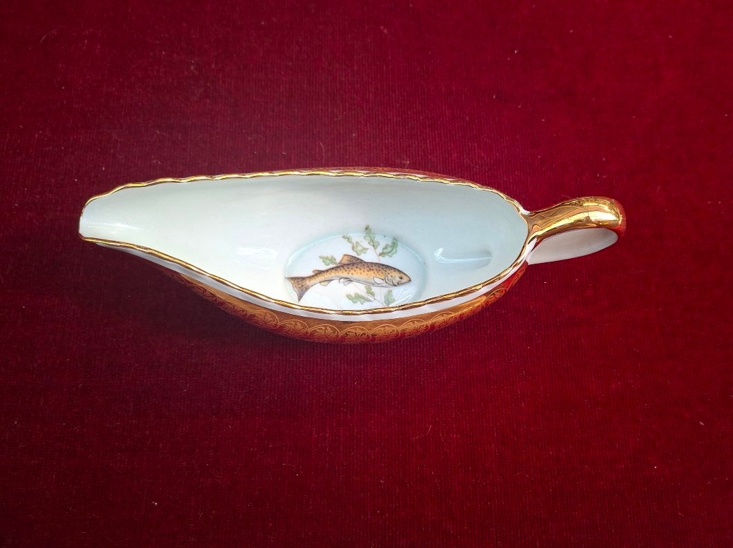Service à poisson porcelaine Limoges-photo-5