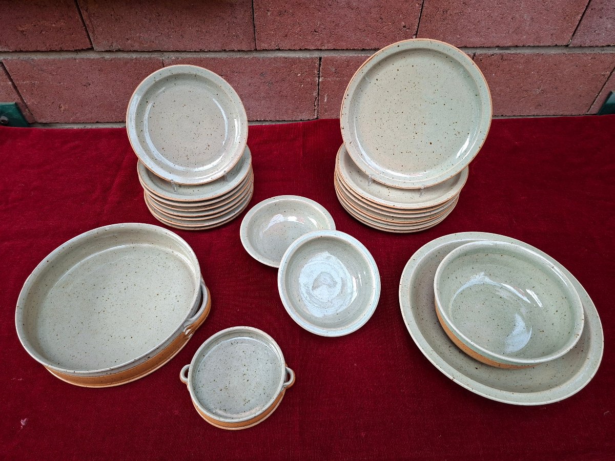 20th-century Stoneware Set