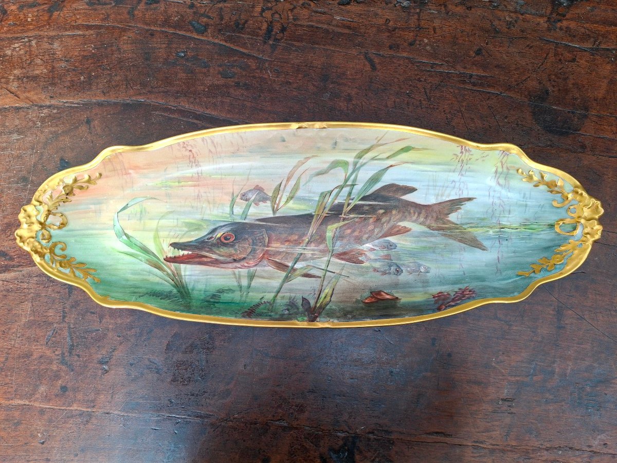 Grand plat à poisson