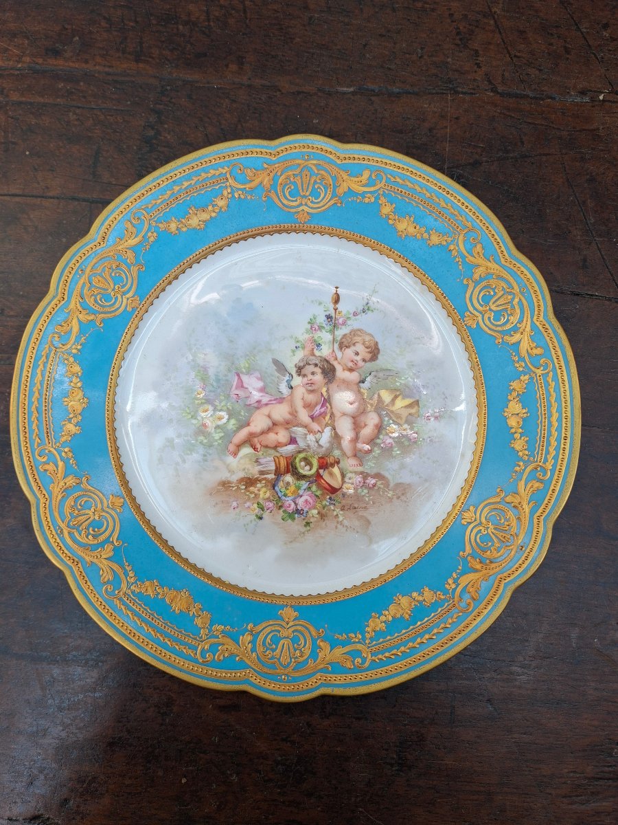 Sèvres Porcelain Plate 