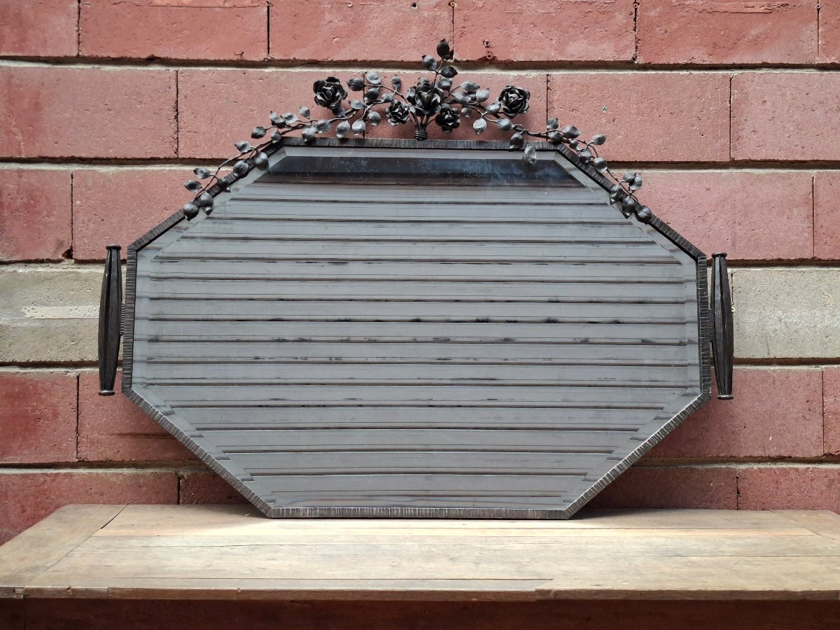 Grand miroir Art Déco 