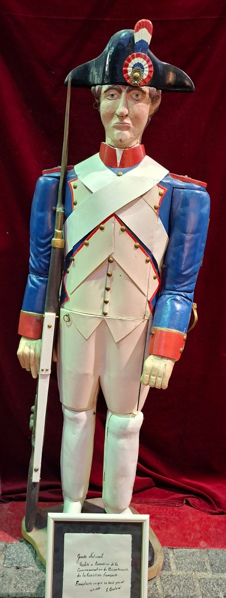 Wooden Révolutionnaire Warren Soldier 