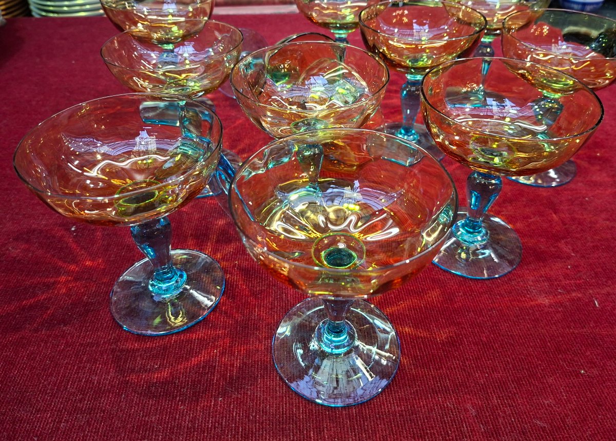 12 George Sand Champagne Glasses