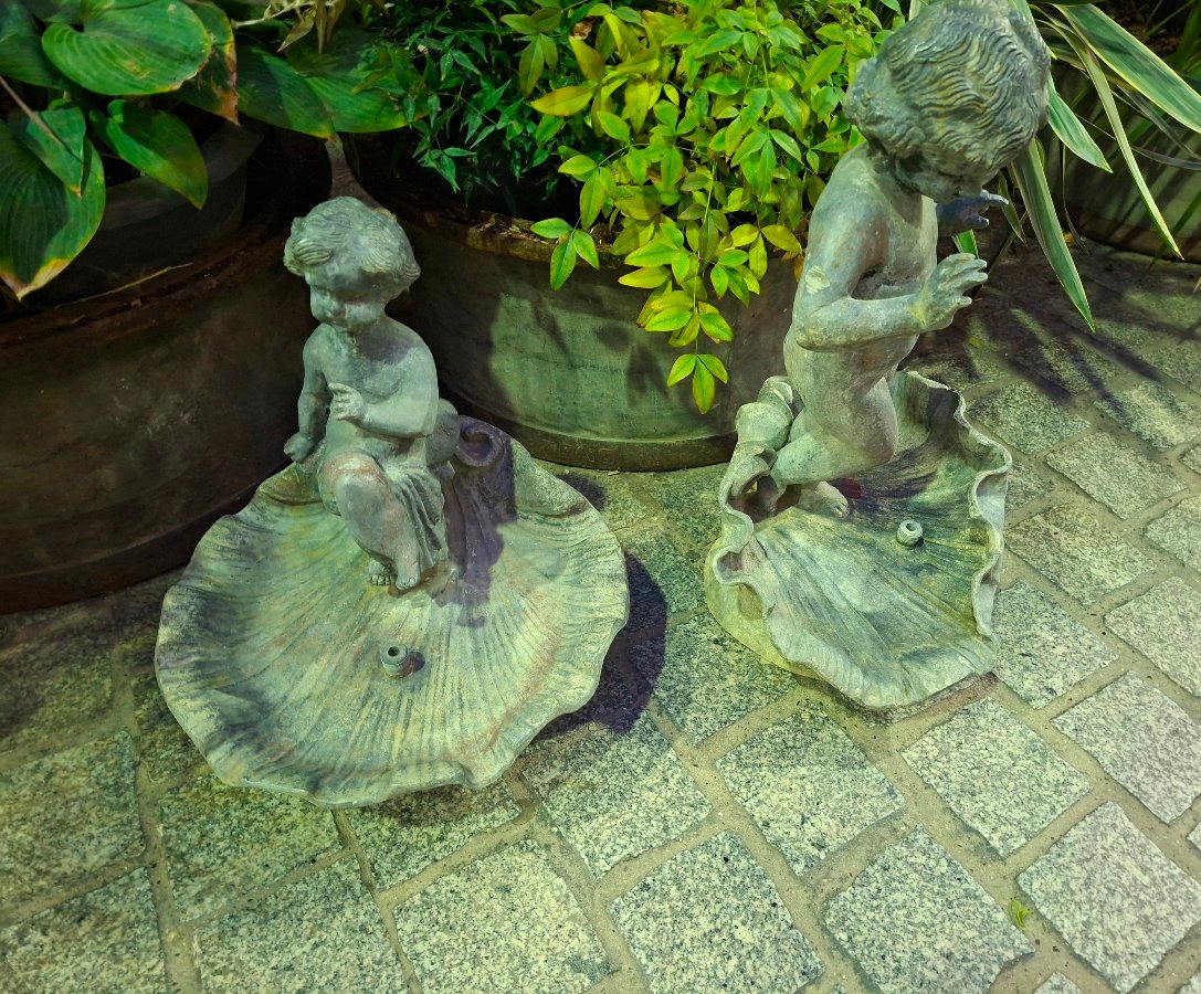 Two 19th-century Lead Fountains 