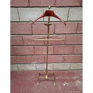 Gilded Brass Valet Stand 