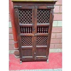Small Rustic Pantry Cabinet