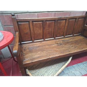 Banquette rustique époque 17e