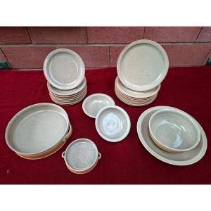 20th-century Stoneware Set