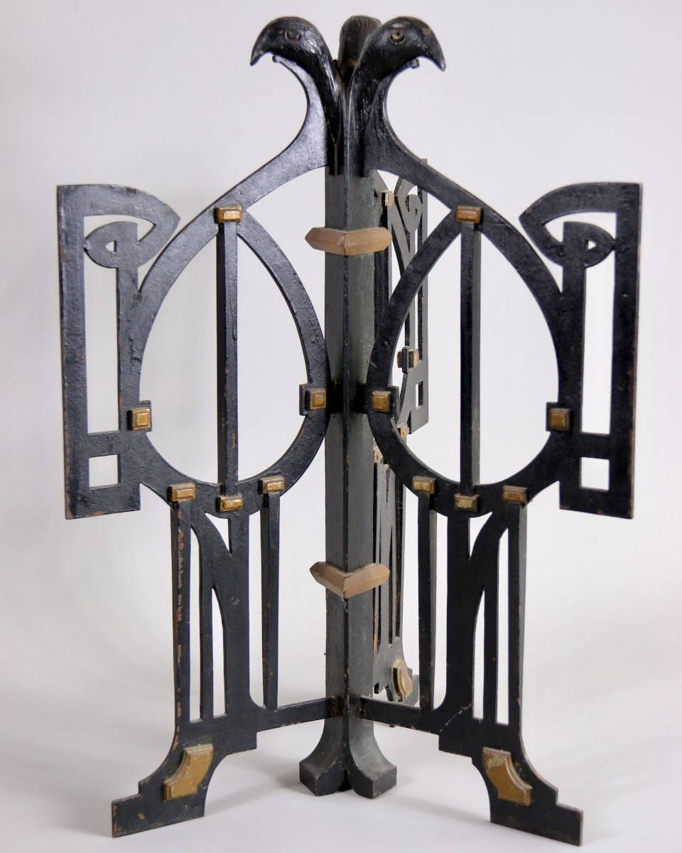 Sculpture tripode Art Nouveau