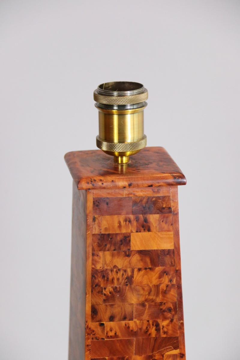 Paire de grandes lampes figurant des ob&eacute;lisques-photo-3