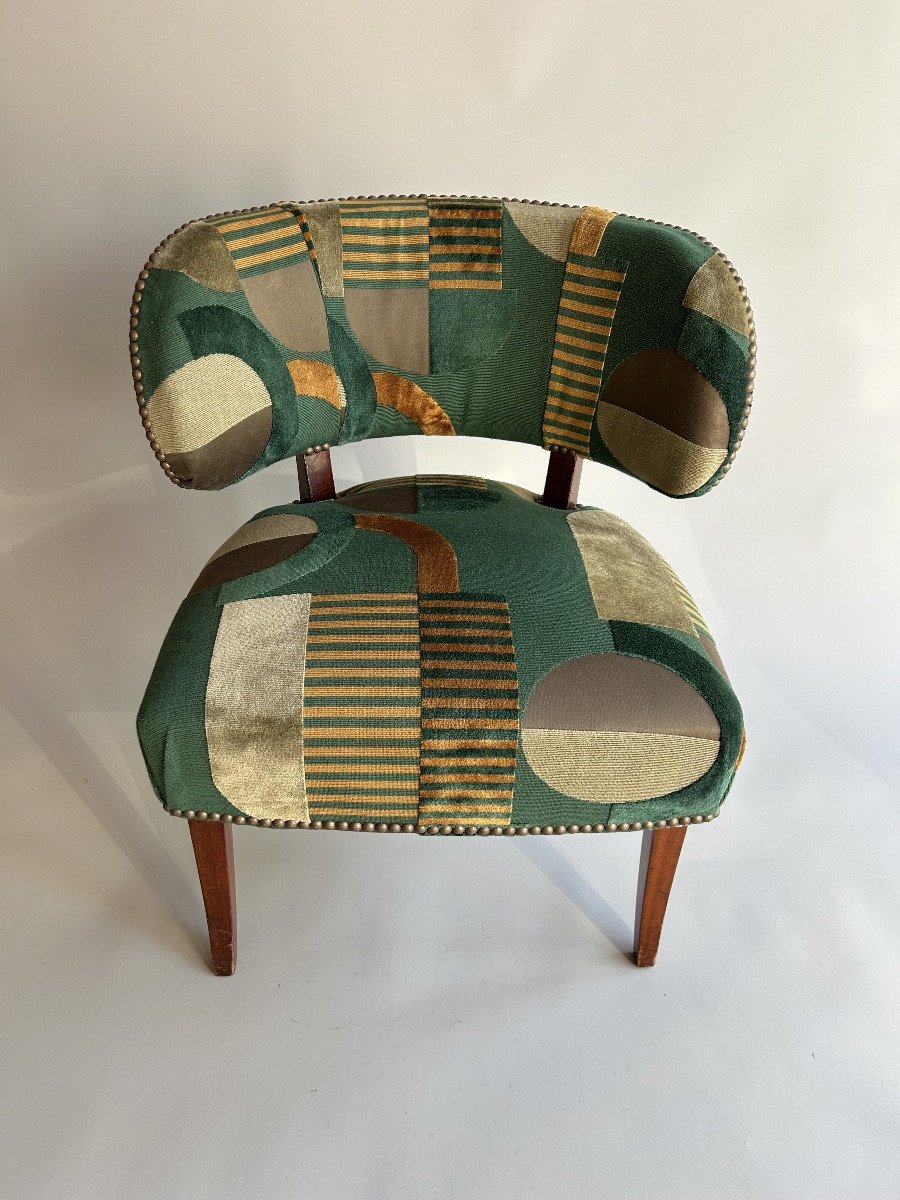 Fauteuil Klismos Art Déco-photo-1