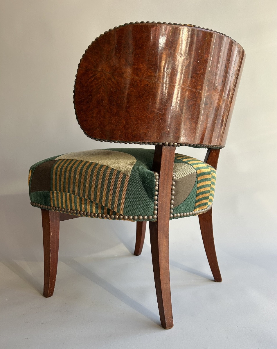 Fauteuil Klismos Art Déco-photo-2