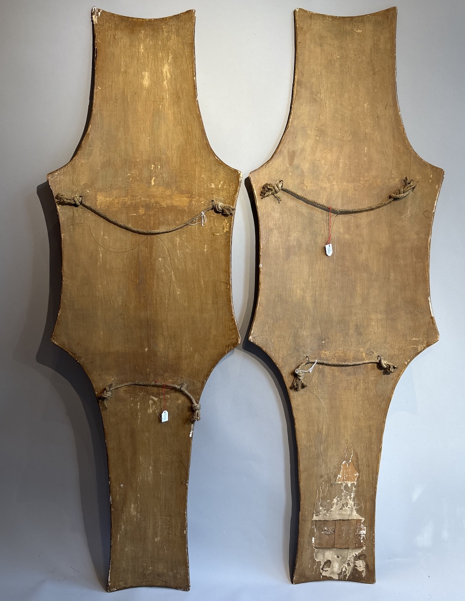 Florence, Early 19th Century, Pair Of Revival Shields-photo-4