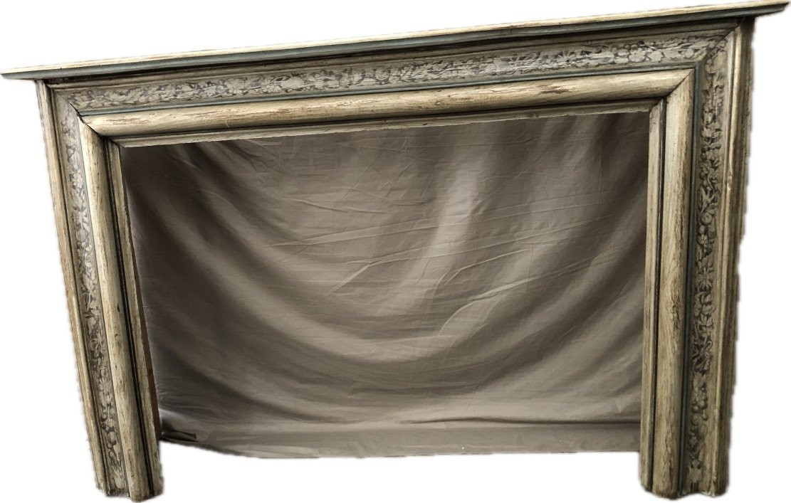 Cheminée d'époque Louis XV en chene-photo-2