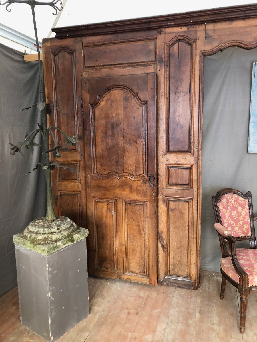 Boiserie,Alcôve De Chambre d'époque Louis XV-photo-4