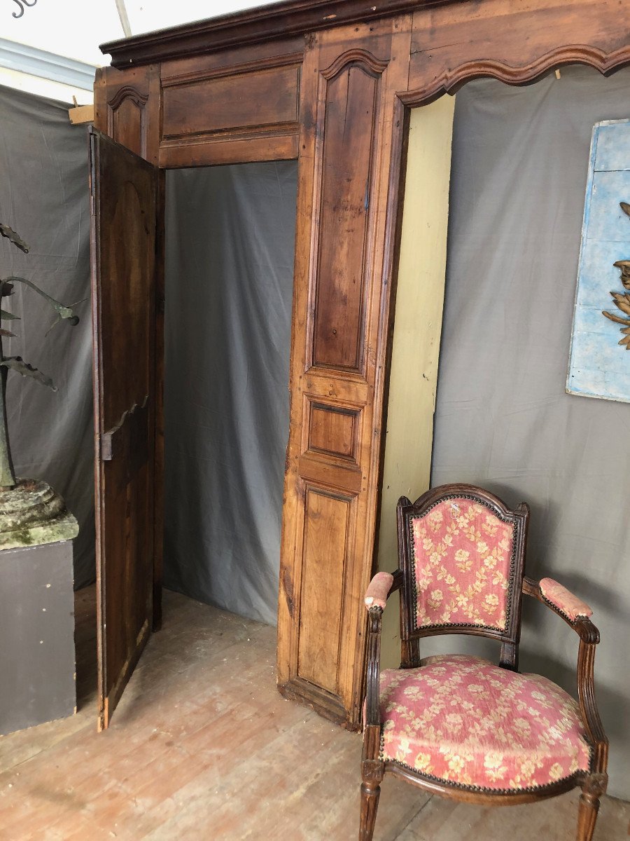 Boiserie,Alcôve De Chambre d'époque Louis XV-photo-2