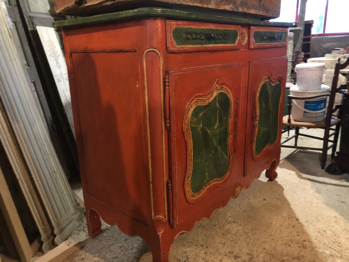 Buffet, Eighteenth Painted Dining Room Sideboard-photo-2