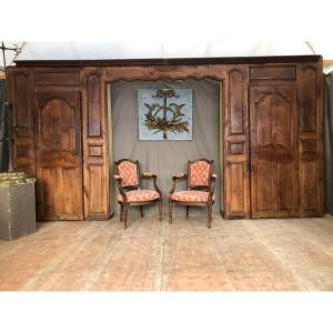 Louis XV Period Bedroom Alcove